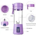 HousewareCollection USB Rechargeable Portable Juicer Blender 380ml | 6-Blade Electric Fruit Mixer & Smoothie Maker | Personal Size Food Grade Juice Blender housewarecollections