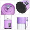 HousewareCollection USB Rechargeable Portable Juicer Blender 380ml | 6-Blade Electric Fruit Mixer & Smoothie Maker | Personal Size Food Grade Juice Blender housewarecollections